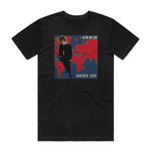 Kim Wilde Another Step 3 Album Cover T-Shirt Black Kim Wilde Another Step 3 Album Cover T-Shirt Black