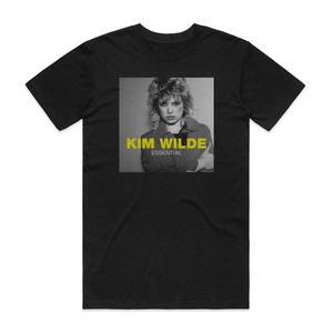 Kim Wilde Essential Album Cover T-Shirt Black