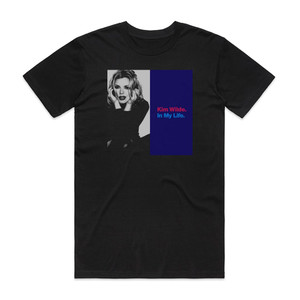Kim Wilde In My Life Album Cover T-Shirt Black Kim Wilde In My Life Album Cover T-Shirt Black
