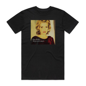 Kim Wilde Heart Over Mind Album Cover T-Shirt Black Kim Wilde Heart Over Mind Album Cover T-Shirt Black