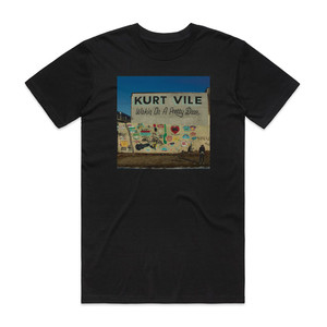 Kurt Vile Wakin On A Pretty Daze Album Cover T-Shirt Black