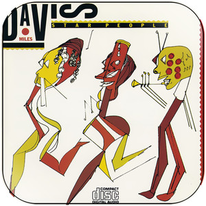 Miles Davis Star People-1 Album Cover Sticker Miles Davis Star People-1 Album Cover Sticker