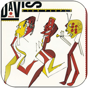 Miles Davis Star People-2 Album Cover Sticker Miles Davis Star People-2 Album Cover Sticker