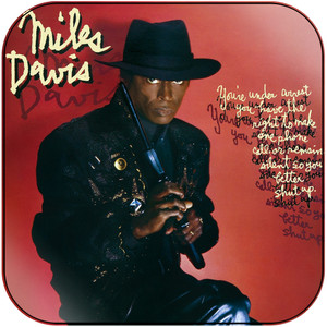 Miles Davis Youre Under Arrest Album Cover Sticker