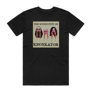 Knorkator The Schlechtst Of Knorkator Album Cover T-Shirt Black Knorkator The Schlechtst Of Knorkator Album Cover T-Shirt Black