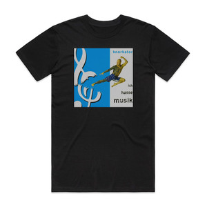 Knorkator Ich Hasse Musik Album Cover T-Shirt Black Knorkator Ich Hasse Musik Album Cover T-Shirt Black