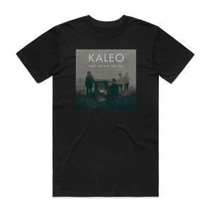 Kaleo Way Down We Go Album Cover T-Shirt Black
