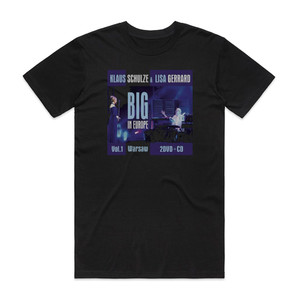 Klaus Schulze Klaus Schulze Lisa Gerrard Big In Europe Vol 1 Warsaw Album Cover T-Shirt Black