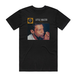 Little Walter His Best Album Cover T-Shirt Black