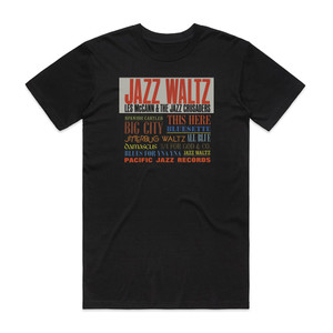 Les McCann Jazz Waltz Album Cover T-Shirt Black