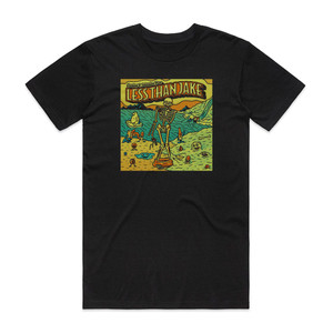 Less Than Jake Greetings Salutations Album Cover T-Shirt Black Less Than Jake Greetings Salutations Album Cover T-Shirt Black