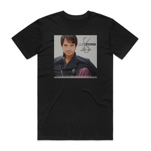 Luis Fonsi 8 Album Cover T-Shirt Black Luis Fonsi 8 Album Cover T-Shirt Black