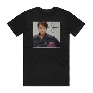 Luis Fonsi 8 1 Album Cover T-Shirt Black