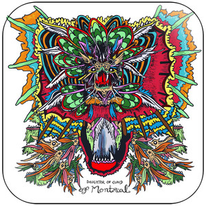 of Montreal Daughter Of Cloud Album Cover Sticker of Montreal Daughter Of Cloud Album Cover Sticker