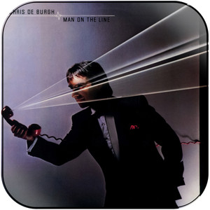 Chris de Burgh Man On The Line Album Cover Sticker
