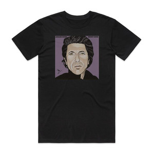 Leonard Cohen Recent Songs Album Cover T-Shirt Black Leonard Cohen Recent Songs Album Cover T-Shirt Black