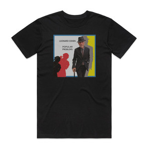 Leonard Cohen Popular Problems Album Cover T-Shirt Black
