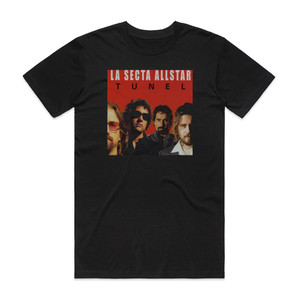 La Secta Tnel Album Cover T-Shirt Black La Secta Tnel Album Cover T-Shirt Black
