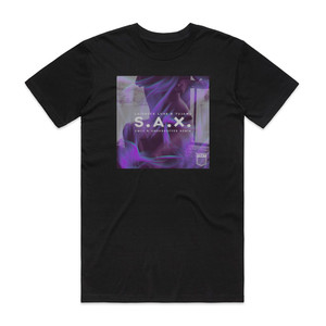 Laidback Luke Sax Original Mix 1 Album Cover T-Shirt Black Laidback Luke Sax Original Mix 1 Album Cover T-Shirt Black