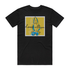Louise Attaque Plus Tard Crocodile Album Cover T-Shirt Black Louise Attaque Plus Tard Crocodile Album Cover T-Shirt Black