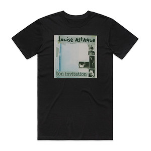Louise Attaque Ton Invitation Album Cover T-Shirt Black Louise Attaque Ton Invitation Album Cover T-Shirt Black