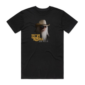 Leon Russell Best Of Hank Wilson Album Cover T-Shirt Black Leon Russell Best Of Hank Wilson Album Cover T-Shirt Black