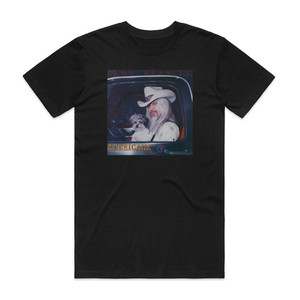 Leon Russell Americana Album Cover T-Shirt Black Leon Russell Americana Album Cover T-Shirt Black