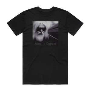 Leon Russell Angel In Disguise Album Cover T-Shirt Black Leon Russell Angel In Disguise Album Cover T-Shirt Black