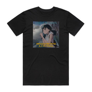 League of Lights Modern Living Album Cover T-Shirt Black League of Lights Modern Living Album Cover T-Shirt Black