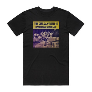 Little Richard The Girl Cant Help It All Around The World Album Cover T-Shirt Black