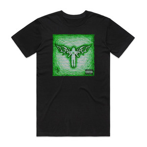 lil aaron 808 Rock Album Cover T-Shirt Black lil aaron 808 Rock Album Cover T-Shirt Black