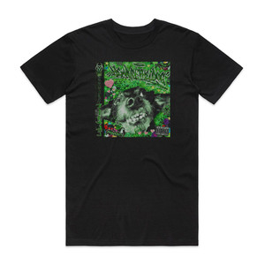 lil aaron Year Of The Dog Album Cover T-Shirt Black lil aaron Year Of The Dog Album Cover T-Shirt Black