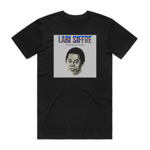 Labi Siffre The Singer And The Song Album Cover T-Shirt Black Labi Siffre The Singer And The Song Album Cover T-Shirt Black