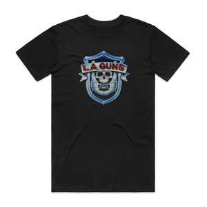 LA Guns La Guns Album Cover T-Shirt Black LA Guns La Guns Album Cover T-Shirt Black