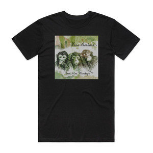 Lars Leonhard Three Wise Monkeys Remixed Album Cover T-Shirt Black