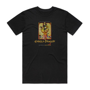 Lalo Schifrin Enter The Dragon Album Cover T-Shirt Black Lalo Schifrin Enter The Dragon Album Cover T-Shirt Black