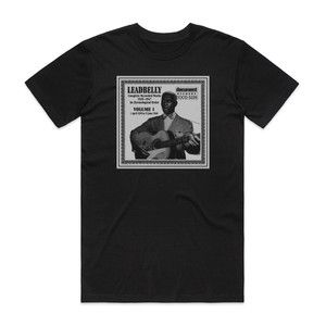 Lead Belly Leadbelly Complete Recorded Works 1939 1947 Volume 1 Album Cover T-Shirt Black Lead Belly Leadbelly Complete Recorded Works 1939 1947 Volume 1 Album Cover T-Shirt Black