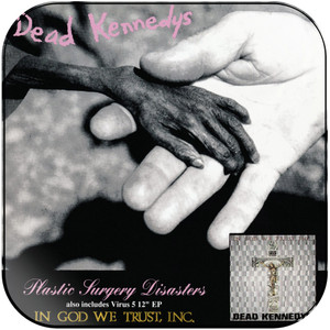 Dead Kennedys Plastic Surgery Disasters In God We Trust Inc Album Cover Sticker Dead Kennedys Plastic Surgery Disasters In God We Trust Inc Album Cover Sticker