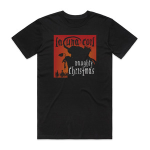 Lacuna Coil Naughty Christmas Album Cover T-Shirt Black Lacuna Coil Naughty Christmas Album Cover T-Shirt Black