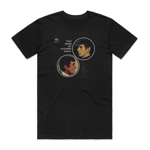 Leonard Nimoy The Two Sides Of Leonard Nimoy Album Cover T-Shirt Black