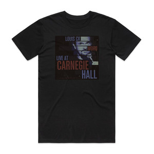 Louis CK Word Live At Carnegie Hall Album Cover T-Shirt Black Louis CK Word Live At Carnegie Hall Album Cover T-Shirt Black