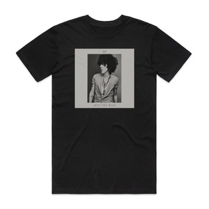 LP Into The Wild 1 Album Cover T-Shirt Black LP Into The Wild 1 Album Cover T-Shirt Black