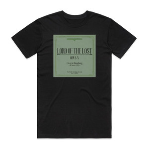 Lord of the Lost Opus X Live In Hamburg Album Cover T-Shirt Black
