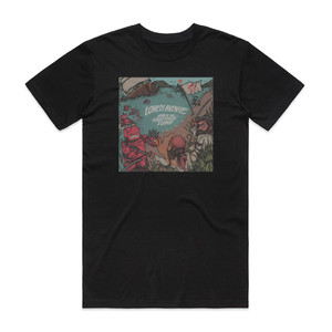 Lonely Avenue Attack On Robot Pirate Island Album Cover T-Shirt Black Lonely Avenue Attack On Robot Pirate Island Album Cover T-Shirt Black