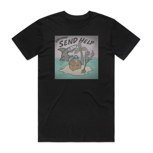 Lonely Avenue Send Help Album Cover T-Shirt Black Lonely Avenue Send Help Album Cover T-Shirt Black