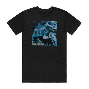 Lord Finesse From The Crates To The Filesthe Lost Sessions Album Cover T-Shirt Black