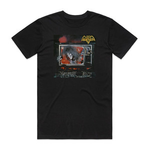 Lizzy Borden Visual Lies 1 Album Cover T-Shirt Black