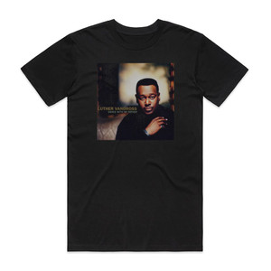 Luther Vandross Dance With My Father Album Cover T-Shirt Black