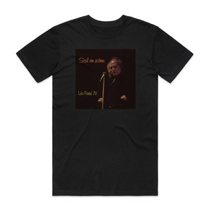 Leo Ferre Seul En Scne Lo Ferr 73 Album Cover T-Shirt Black