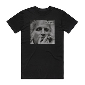 Leo Ferre La Solitude Album Cover T-Shirt Black